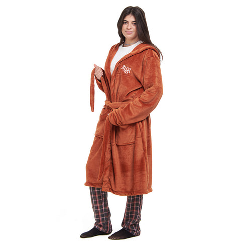 Snuggs Blanket Robe Havane